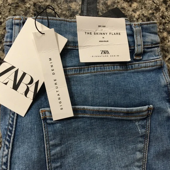 ZARA Skinny flare jeans 2021 - Picture 7 of 8